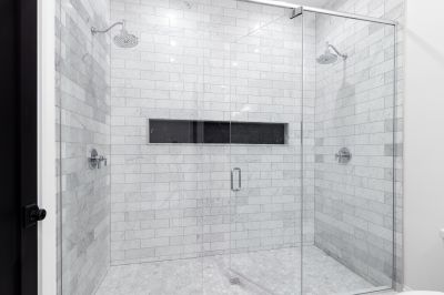 Large Format Tiles in Shower