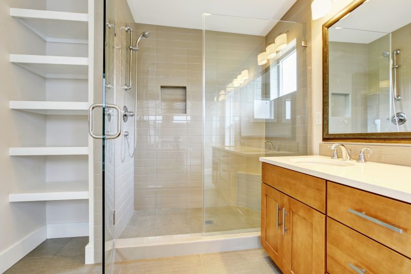 Curtain-Style Shower Door